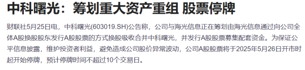 正规的股票杠杆平台 太炸裂！海光信息、中科曙光重组